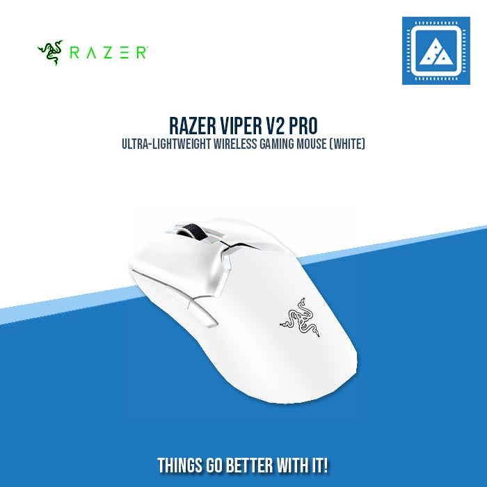 RAZER VIPER V2 PRO ULTRA-LIGHTWEIGHT WIRELESS GAMING MOUSE (WHITE) RAZER VIPER V2 PRO ULTRA-LIGHTWEIGHT WIRELESS GAMING MOUSE (WHITE)
